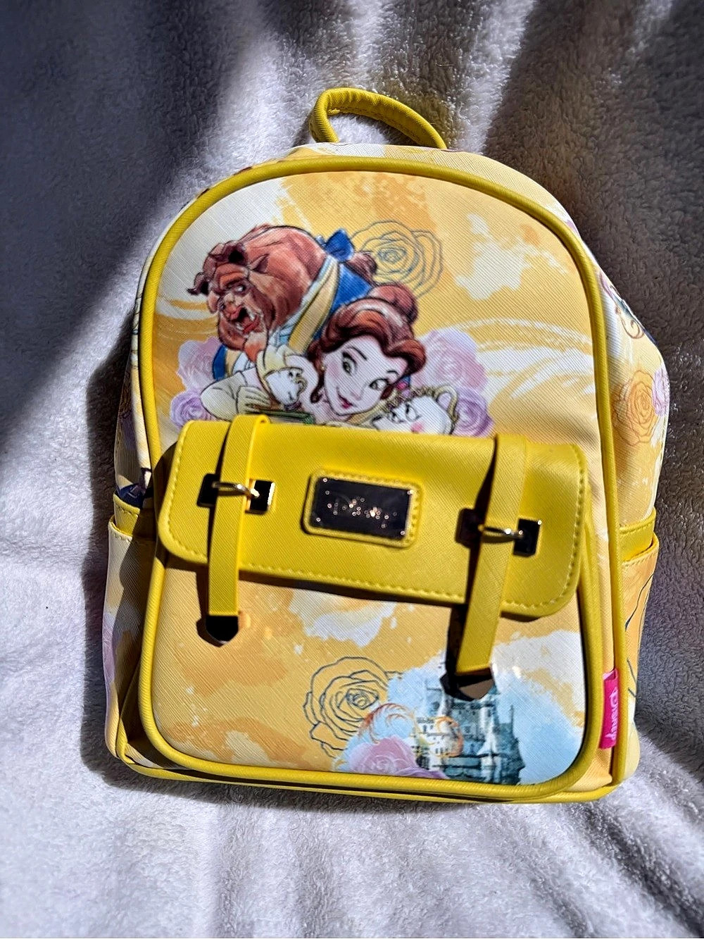 Disney Princess backpack Yellow NWT